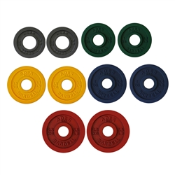Precision Color Metal Olympic Plates- 5 Pairs