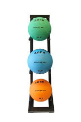 Medicine Ball Set w/ Mini Rack- 4, 6, 8lb
