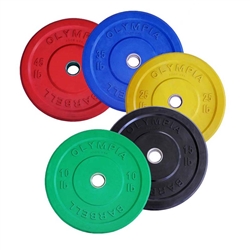Ader OLYMPIA Color Olympic Rubber Bumper Plate Set