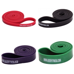 Set of 4 Stretch Bands- Light Tension