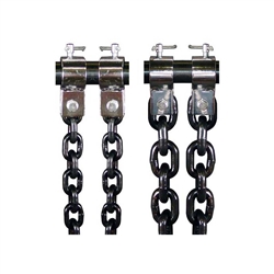 Weight Lifting Chain Set w/ Collars- 30 & 60lb Pair