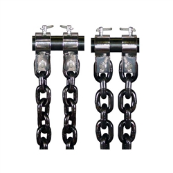 Weight Lifting Chain Set w/ Collars- 45 & 60lb Pair