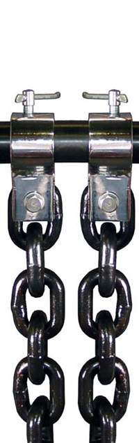 Weight Lifting Chain Set w/ Collars- 60lb Pair