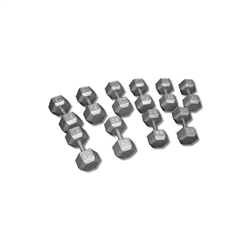 Cast Iron Dumbbell- Sold As 1 Piece (1lb-120lb)