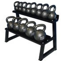 Premier Kettlebell Set w/ Rack & DVD- 6kg to 36kg