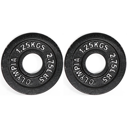 Black Cast Iron Plate Pair- 1.25Kg