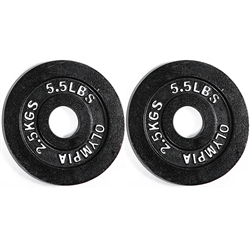 Black Cast Iron Plate Pair- 2.5Kg