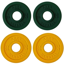Precision Olympic Plate Set- 1.0 & 1.5Kg