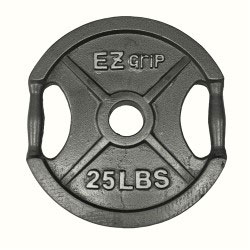 Gray EZ Grip Plate- 25Lbs