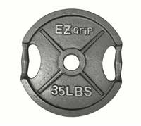 Gray EZ Grip Plate- 35Lbs