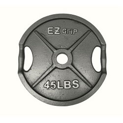 Gray EZ Grip Plate- 45Lbs