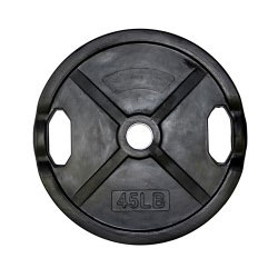 Rubber Coated Grip Plate- 45Lbs