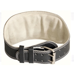 Ader 6" Leather Weight Lifting Belt- Padded