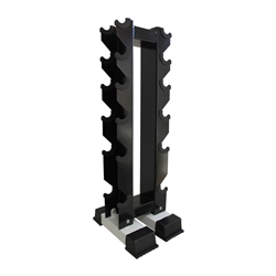 Rubber Dumbbell Upright Rack- For 6 Pairs
