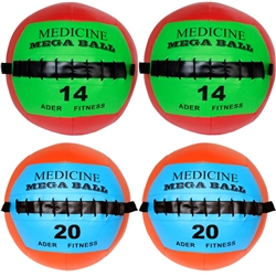 Mega Soft Medicine Ball Pair Combo- 14 & 20 lb