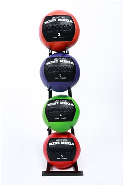 Mini Mega Soft Medicine Ball Set w/ Rack