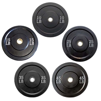 Ader Solid Olympic Rubber Bumper Plate Set