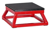 6" Red Steel Plyometric Box