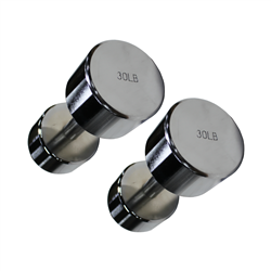 Ader Chrome Dumbbell Pair- 30lbs