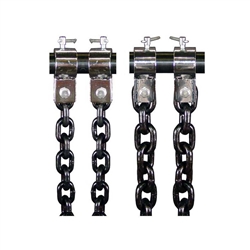 Weight Lifting Chain Set w/ Collars- 30 & 45lb Pair